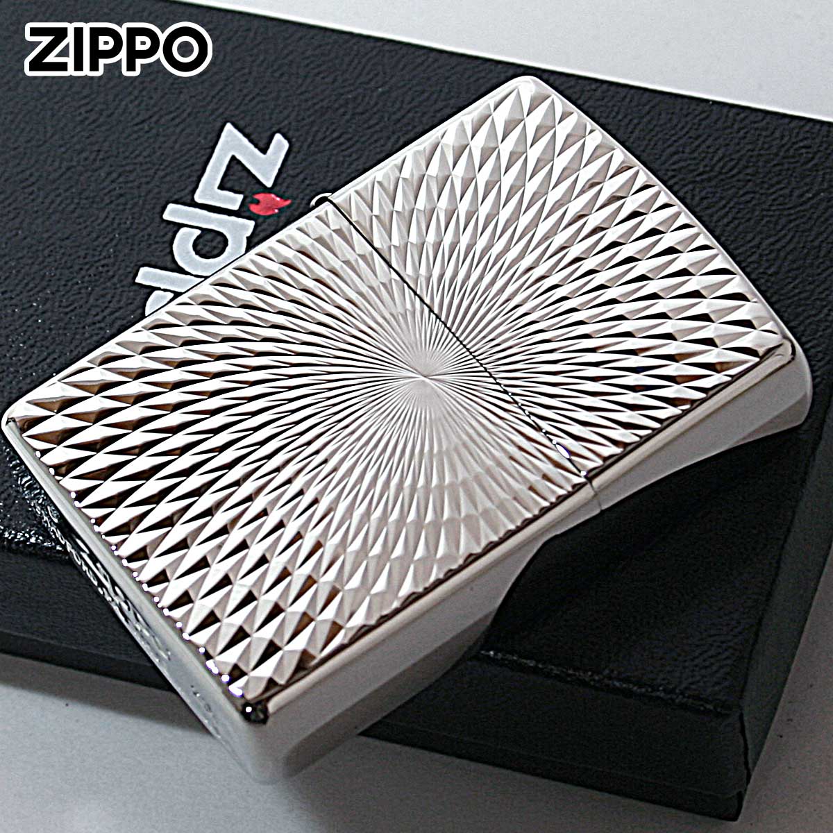 ZIPPO（ジッポー） ジッポライター ダイヤモンドカット シルバー 