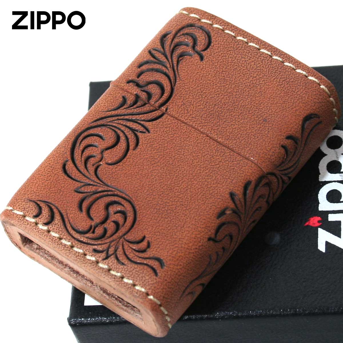 Zippo �W�b�|���C�^�[ �v���� ���U�[ ���[�N�X �J�I�X Leather Works CHAOS LWC Z ���� �A���x�X�N ���[���֐�p���i
