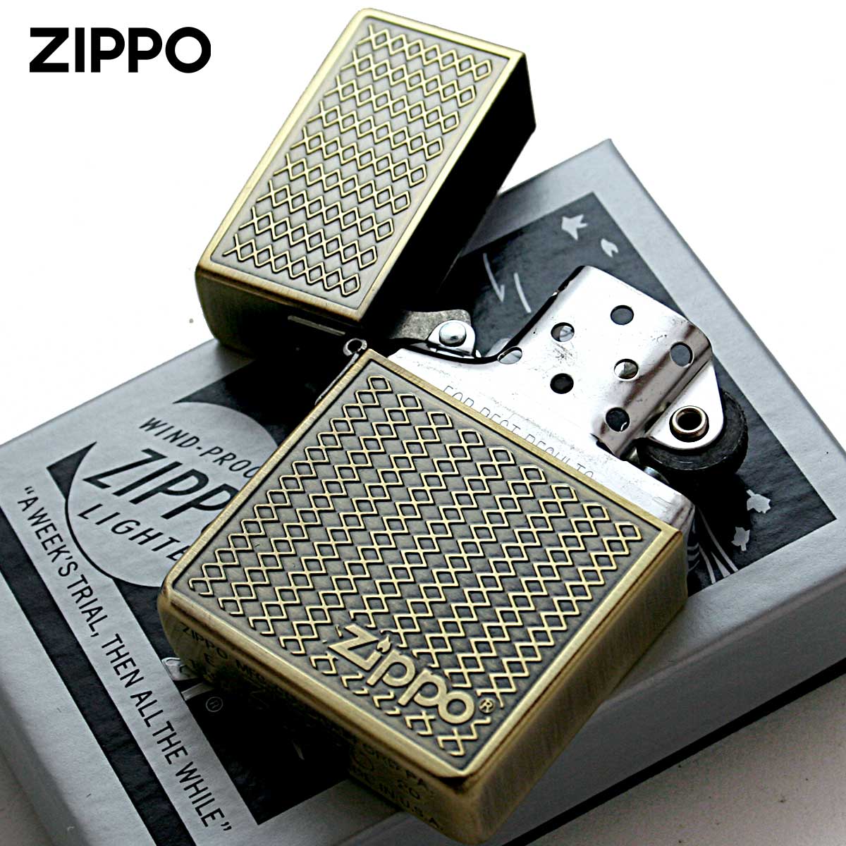 レプリカ Zippo ジッポライター 1935レプリカ グリルメッシュ