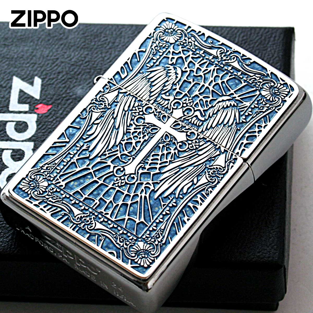 100％品質 Zippo ZIPPO ジッポライター 3ピース パール 黒蝶貝 アーマー その他