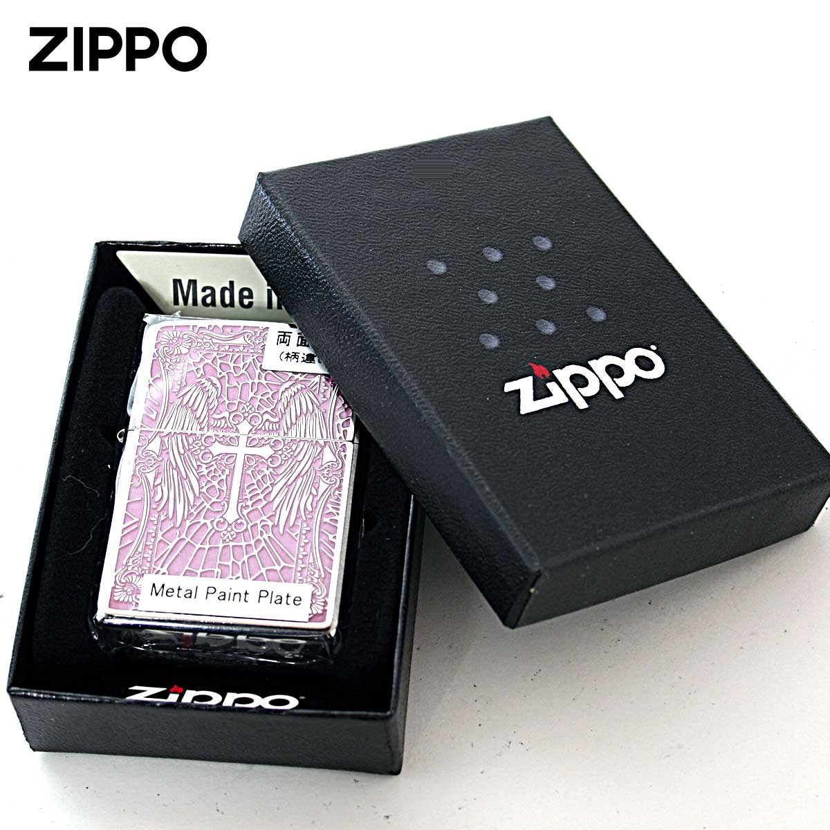 ZIPPO（ジッポー） ジッポライター クロス Cross 十字架 ピンク ＃200