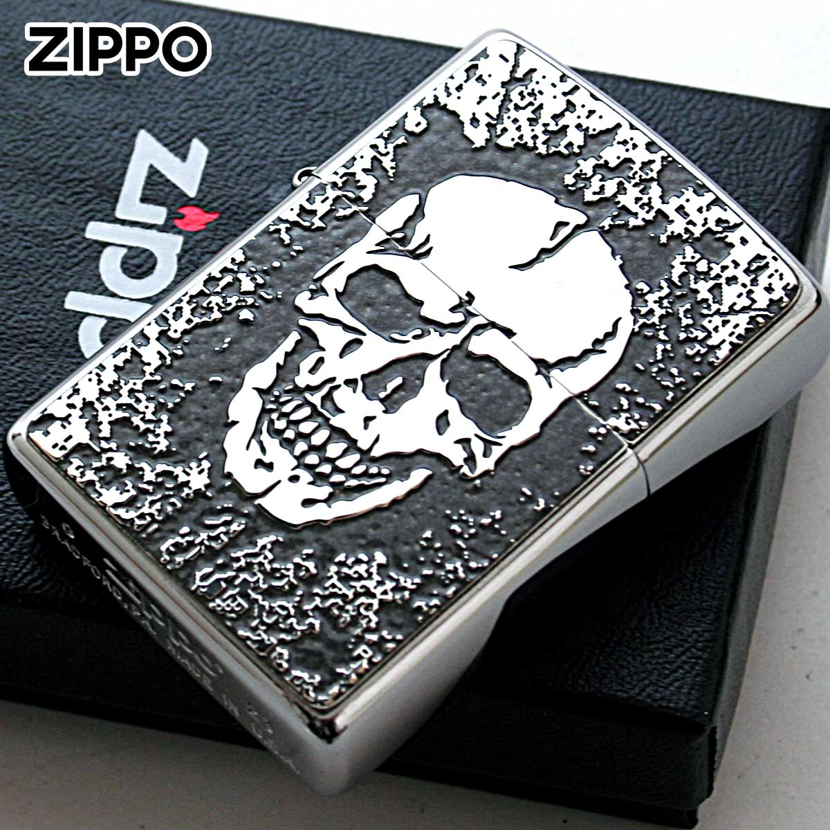 スカル ドクロ ガイコツ zippo 3色セット売り ドクロ 骸骨 スカル