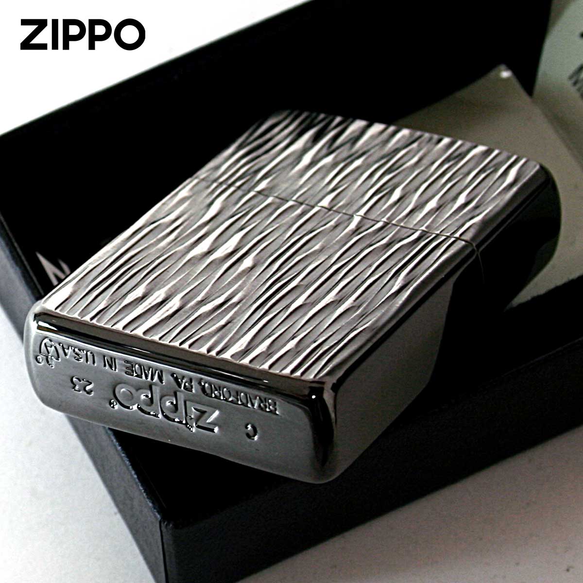 ZIPPO（ジッポー） ジッポライター アーマー ヒートヘイズ シルバー 