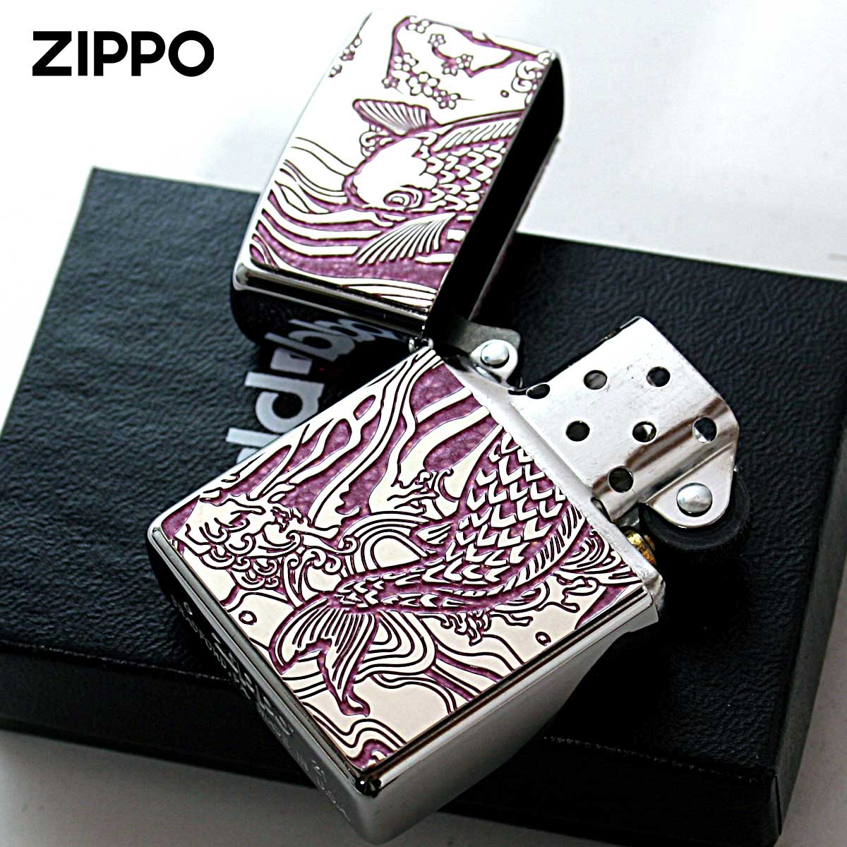 ZIPPO（ジッポー） ジッポライター 鯉 カープ ピンク ＃200 メタル 