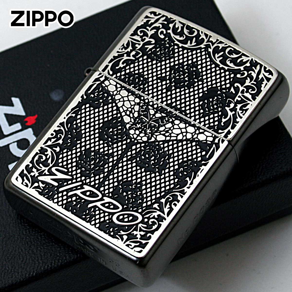 Zippo Wb|C^[ WF[ ZNV[ X o^tC ʉH lIubN Vo[ W Sexy Black Metal Neo Black BM S [֐pi