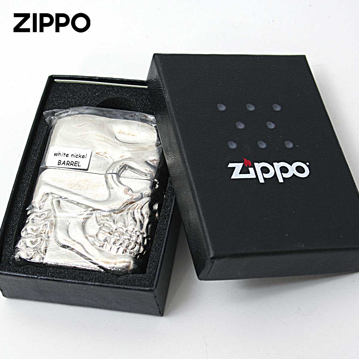 ZIPPO（ジッポー） ジッポライター スカル Skull 骸骨 フルメタル 