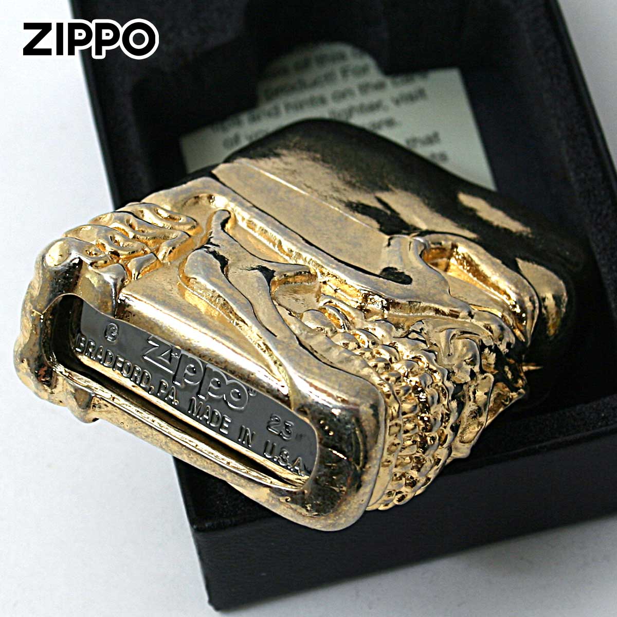 ZIPPO（ジッポー） ジッポライター スカル Skull 骸骨 フルメタル