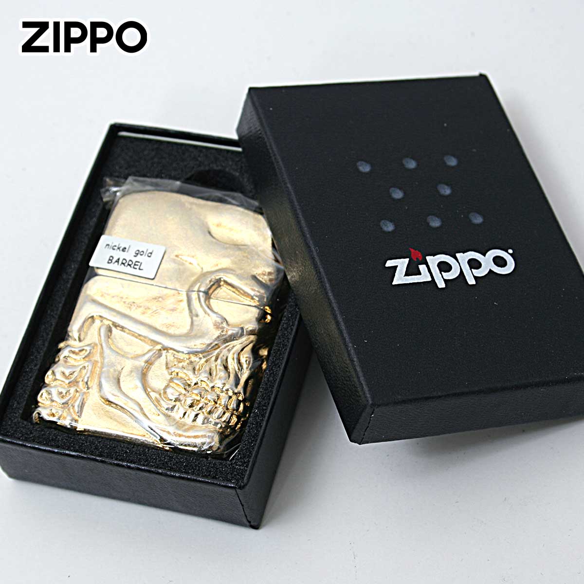 ZIPPO（ジッポー） ジッポライター スカル Skull 骸骨 フルメタル