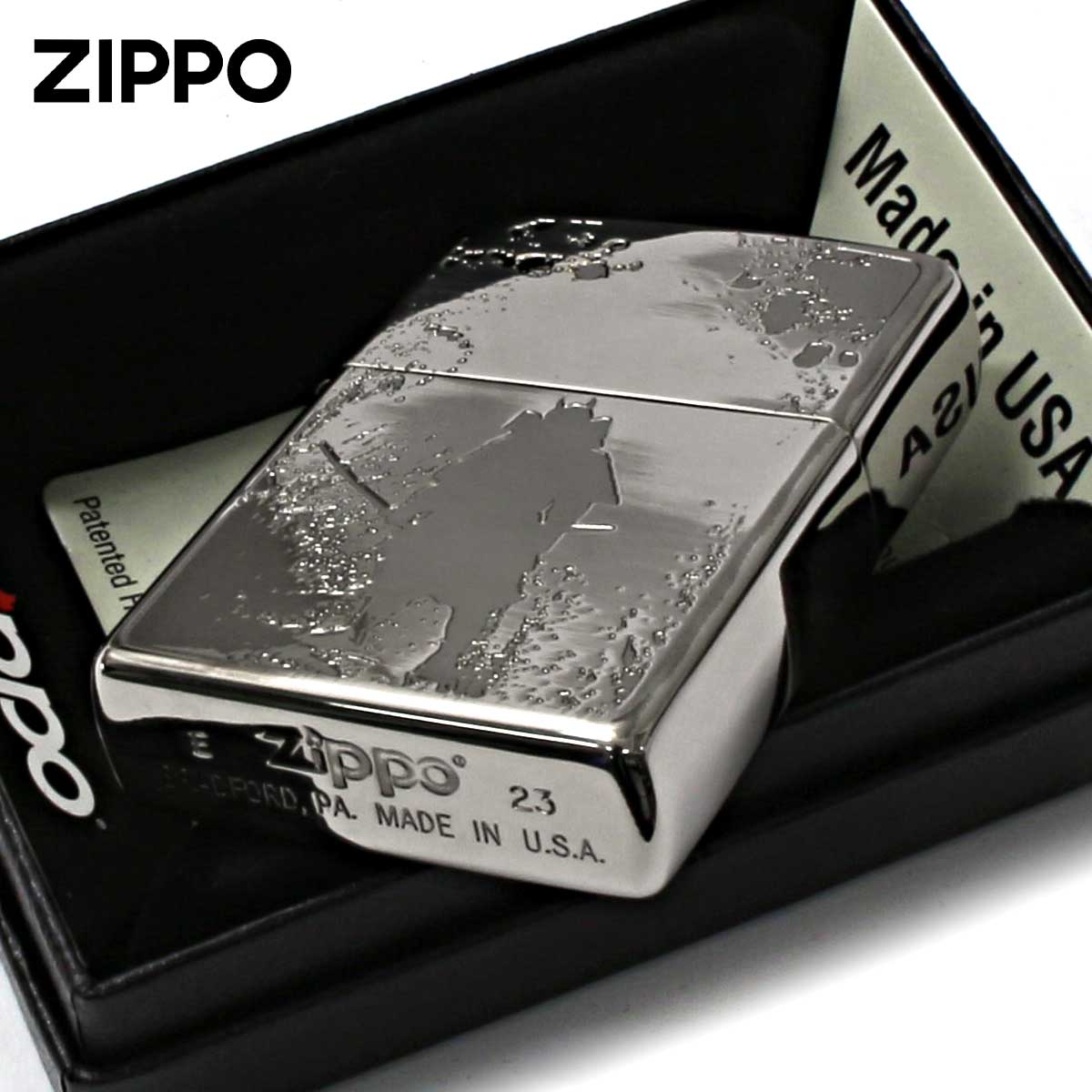 ZIPPO Zippo ジッポライター 武者 ムシャ 和柄 鎧 兜 ニッケル