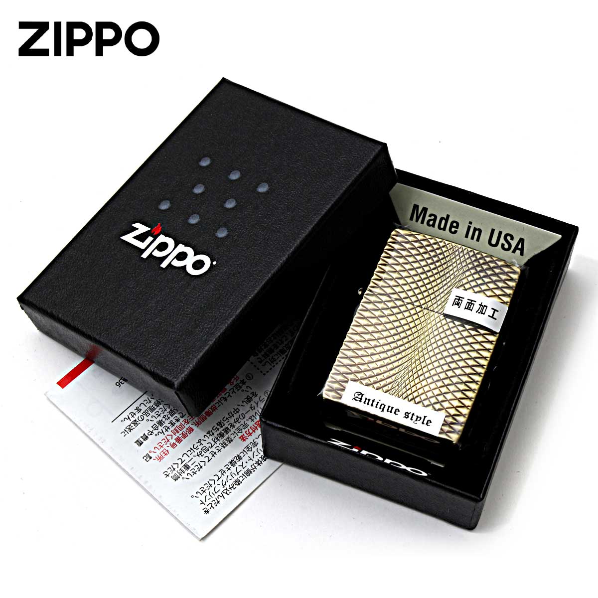ZIPPO（ジッポー） ジッポライター アンティーク風 ユーズド