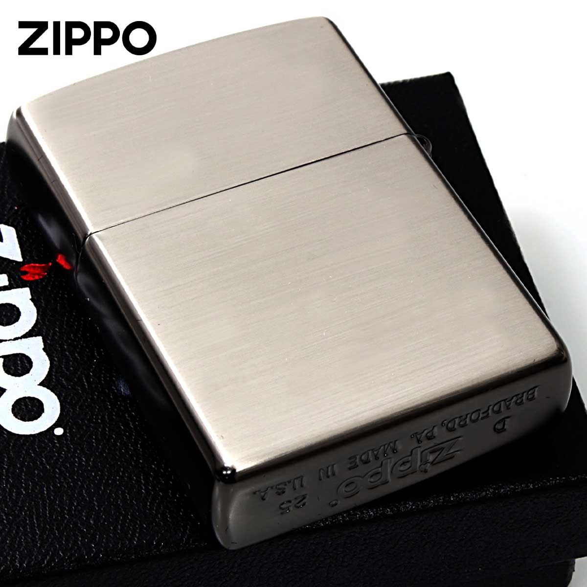 ZIPPO（ジッポー） ジッポライター ZIPPO LOGO METAL コンビメッキ 