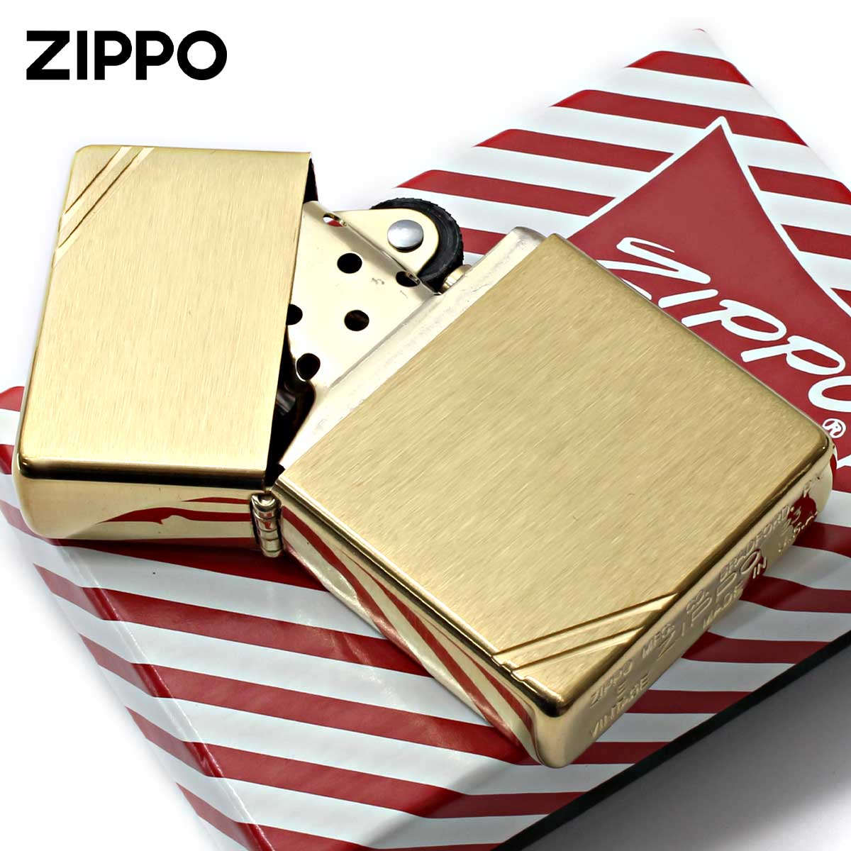 レプリカ Zippo ジッポライター 1937レプリカ 無地 真鍮 ブラス