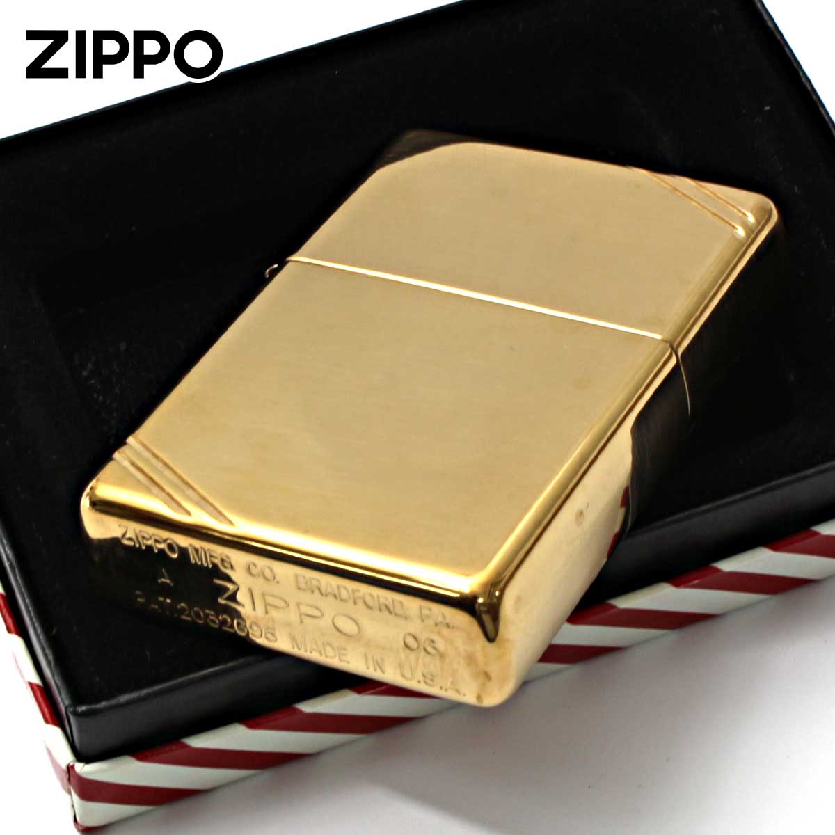 レプリカ Zippo ジッポライター 1937レプリカ 無地 真鍮 ブラス 鏡面