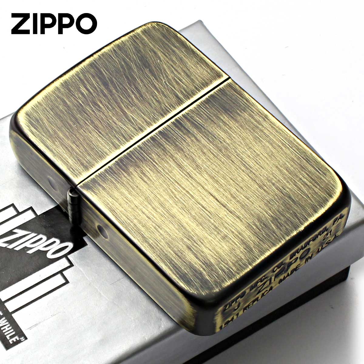 レプリカ Zippo ジッポライター 1941レプリカ ユーズド仕上げ 真鍮 
