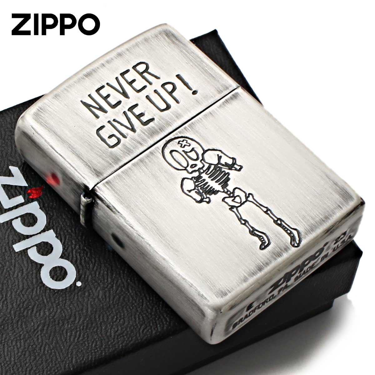 スカル（ZIPPO） Zippo ジッポライター スカル ドクロ 骸骨 ユーズド 