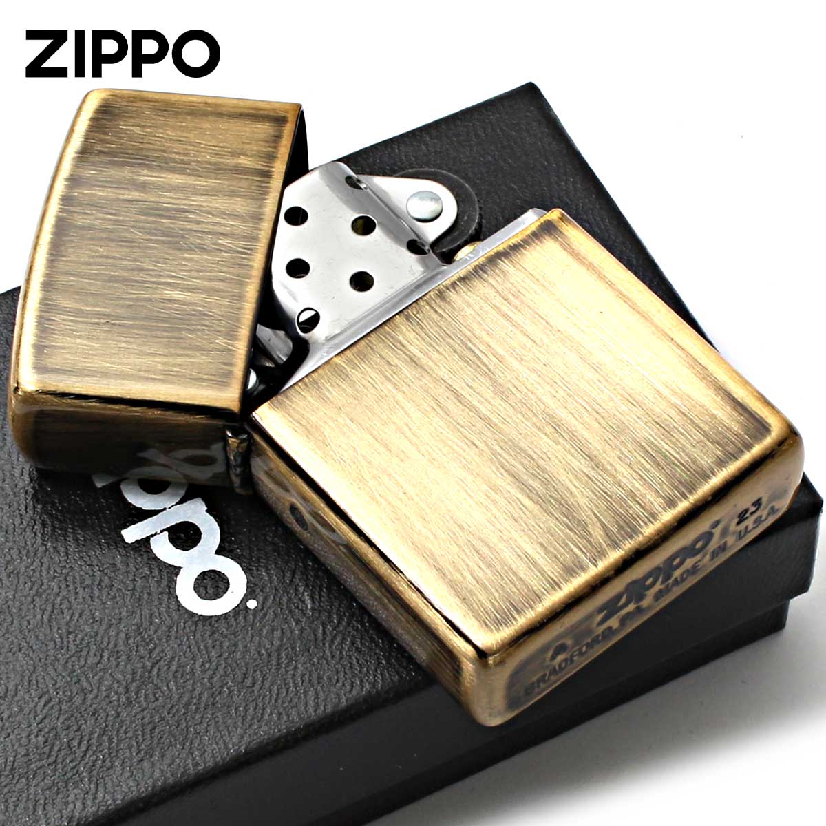 ZIPPO（ジッポー） ジッポライター ユーズド ダメージ ブラウン 