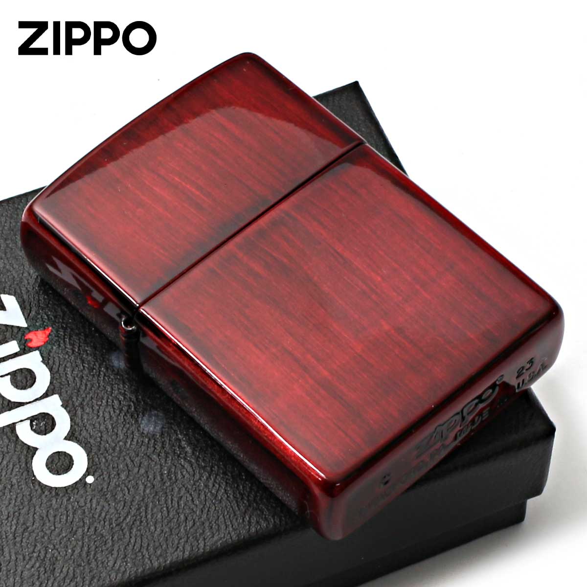 ZIPPO（ジッポー） ジッポライター ユーズド ダメージ レッド ユーズド 