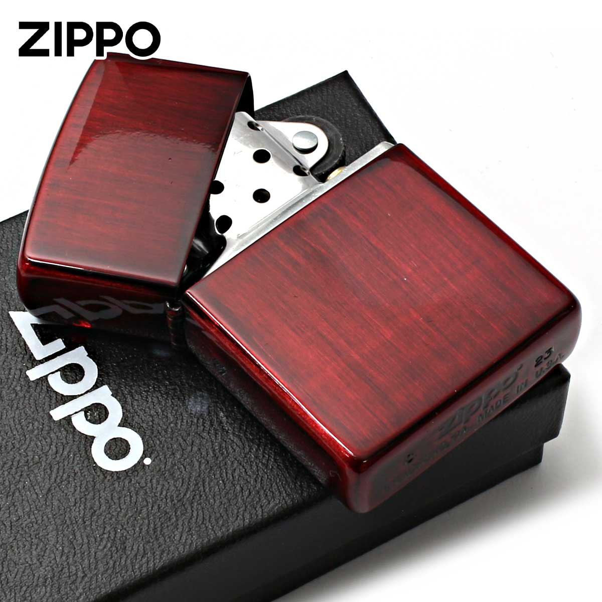 ZIPPO（ジッポー） ジッポライター ユーズド ダメージ レッド ユーズド 