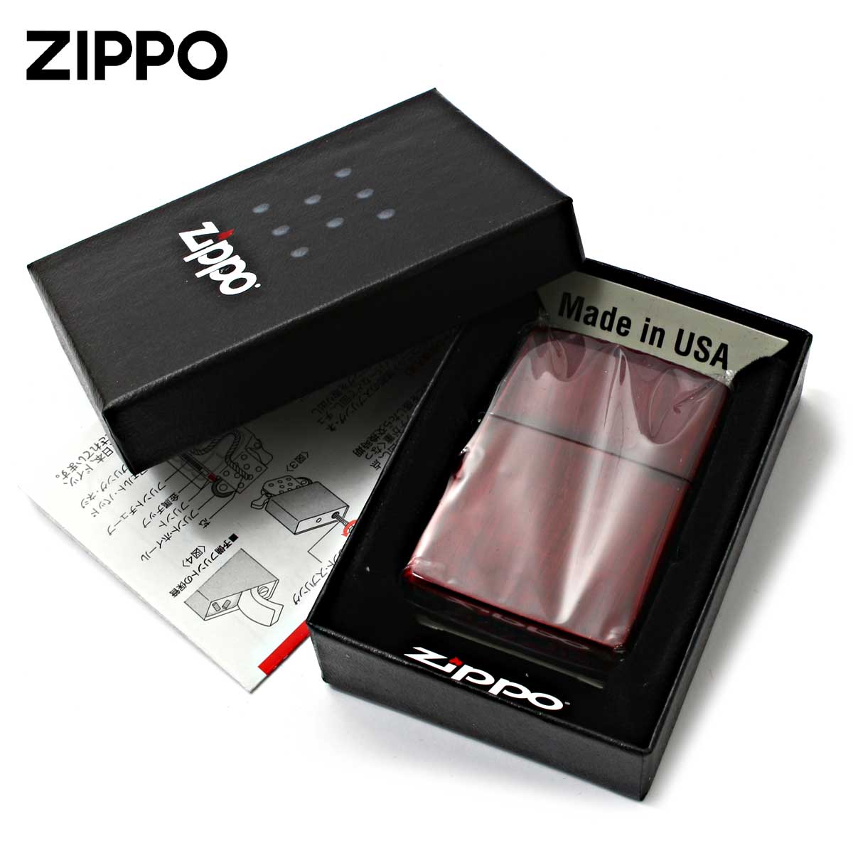 ZIPPO（ジッポー） ジッポライター ユーズド ダメージ レッド ユーズド 