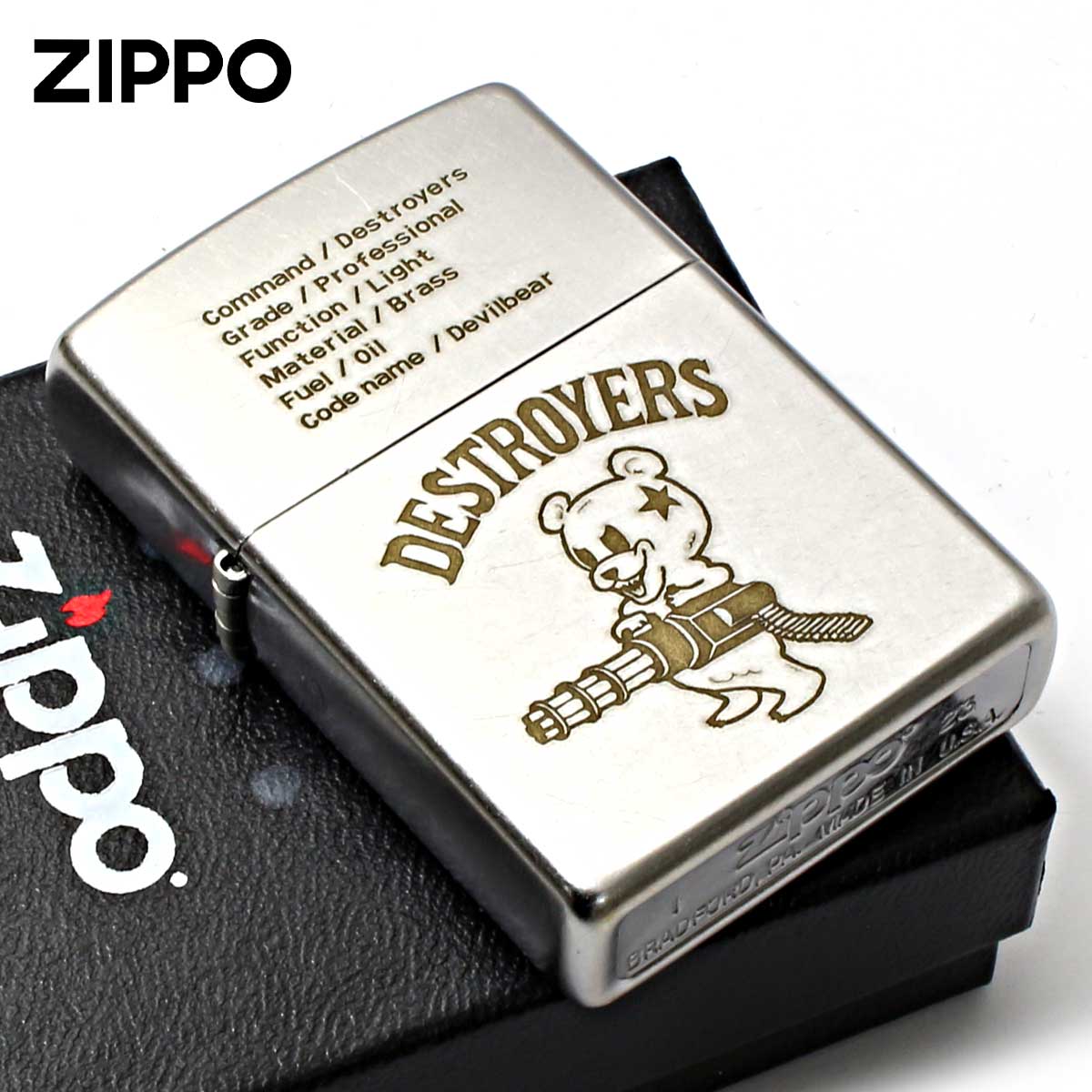 ZIPPO（ジッポー） ジッポライター デビルベアー オールド仕上げ