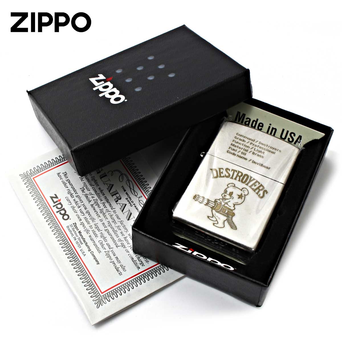 ZIPPO（ジッポー） ジッポライター デビルベアー オールド仕上げ 