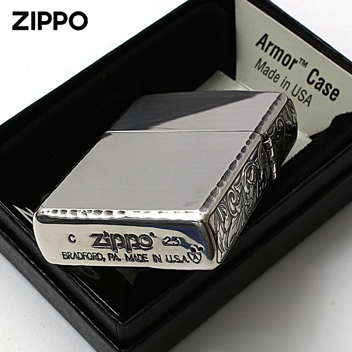 ZIPPO（ジッポー） ジッポライター アーマー サイド アラベスク 唐草 