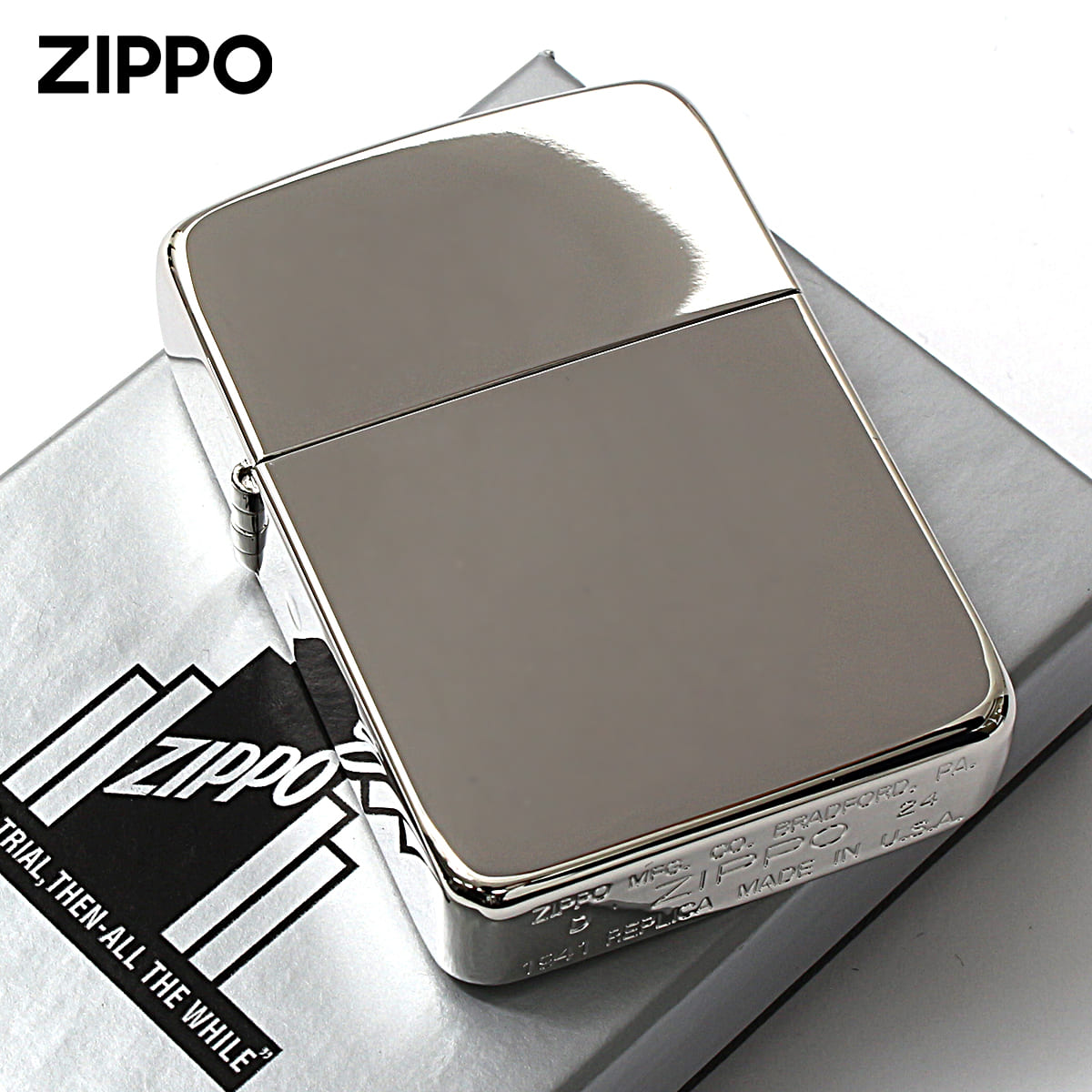 Zippo �W�b�|���C�^�[ 1941���v���J ���n �v���`�i�R�[�e�B���O ���� �|���b�V�� PLATINUM PLATING 1941PT2 ���[���֐�p���i