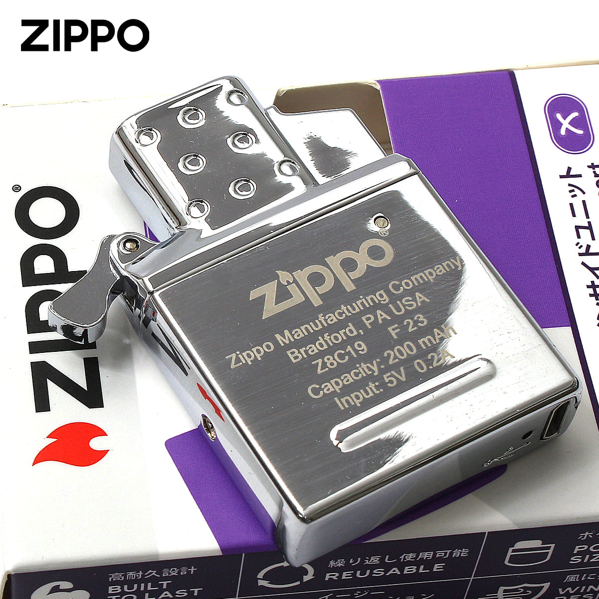 ZIPPO Zippo ジッポライター アーマー 黒蝶貝 パール 3ピース