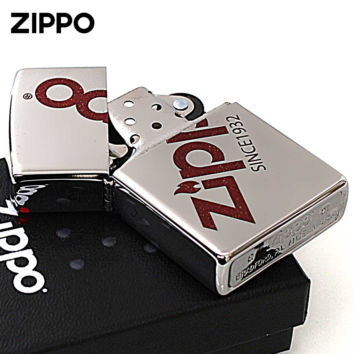 ZIPPO（ジッポー） ジッポライター ジッポ ロゴ ZIPPO LOGO クロム 