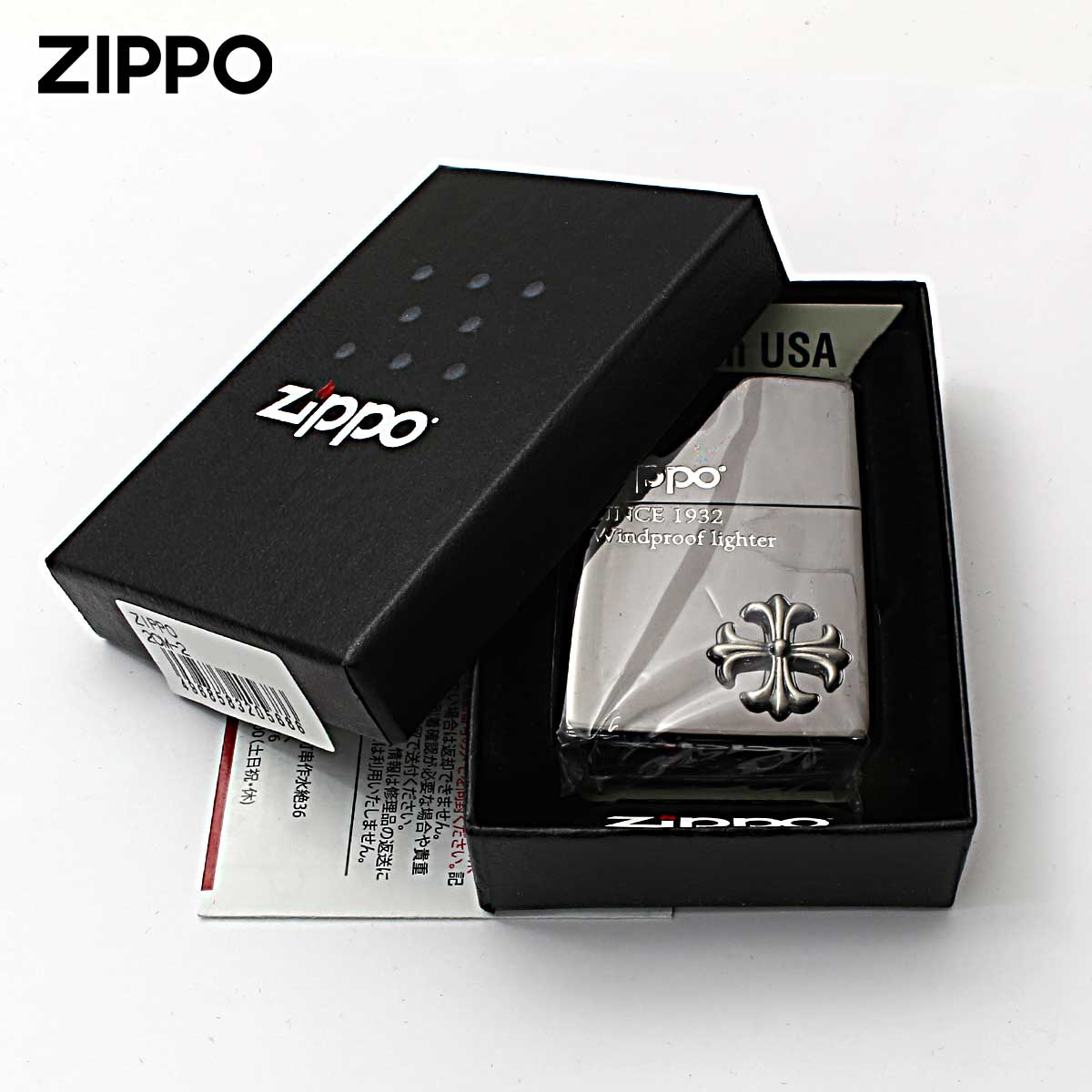 ZIPPO（ジッポー） ジッポライター クロス 十字架 Cross ブラック 