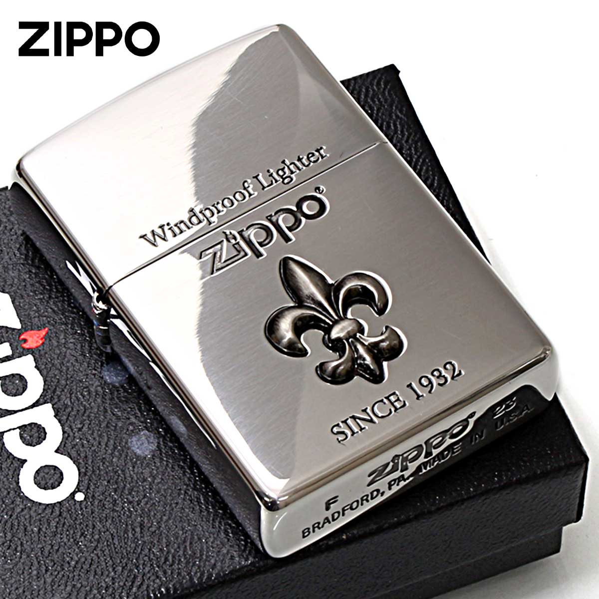 ZIPPO（ジッポー） ジッポライター ユリ Yuri 王家の紋章 シルバー