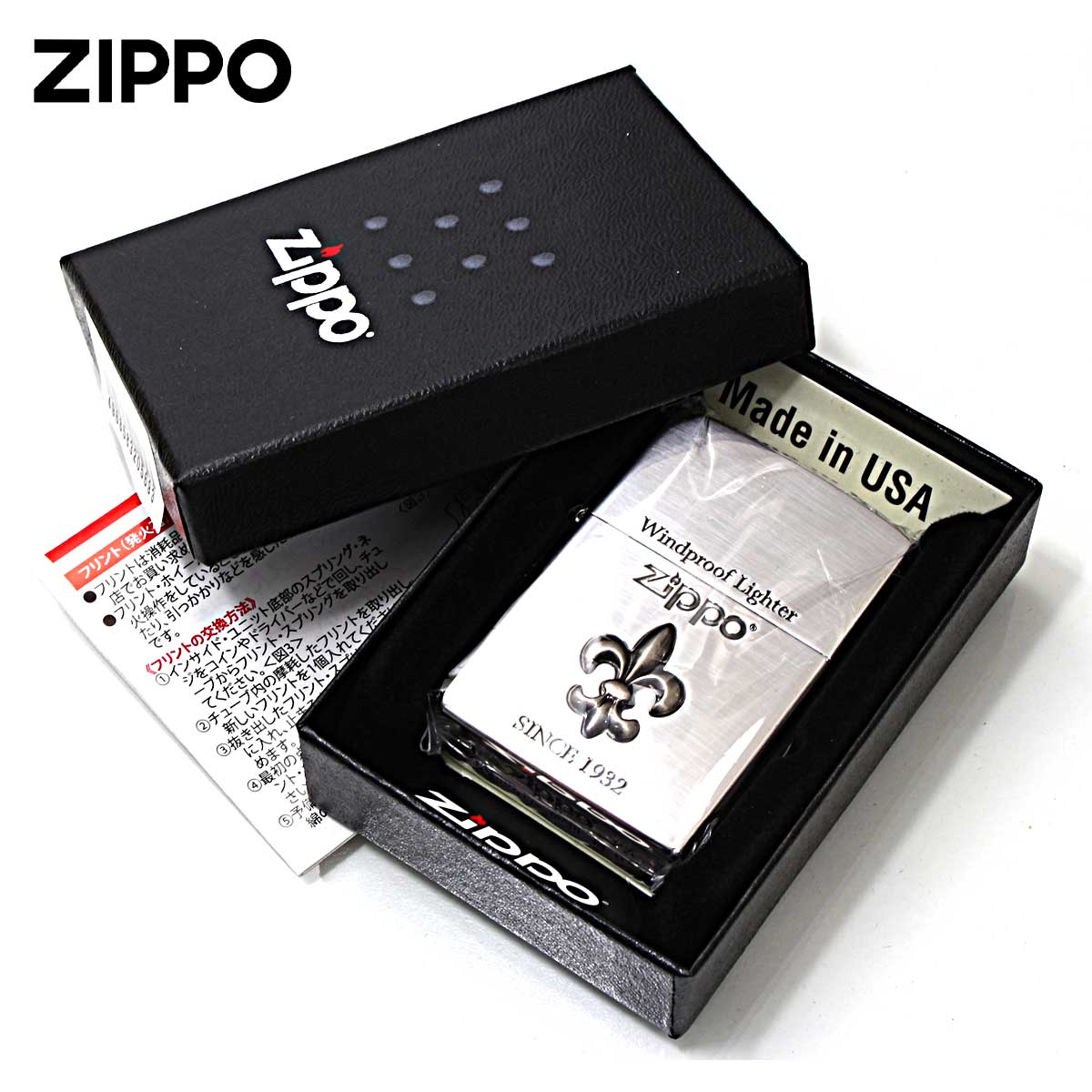 ZIPPO（ジッポー） ジッポライター ユリ Yuri 王家の紋章 シルバー