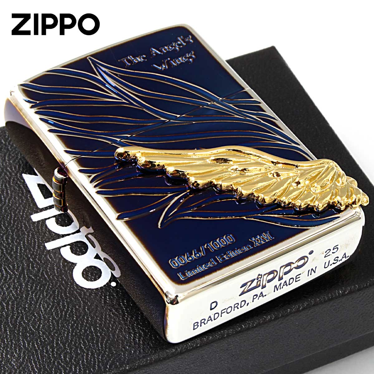ZIPPO シリアルナンバー付き The Angel's Wing's ZIPPO（ジッポー） ジッポライター 限定1,000個 2026年モデル The