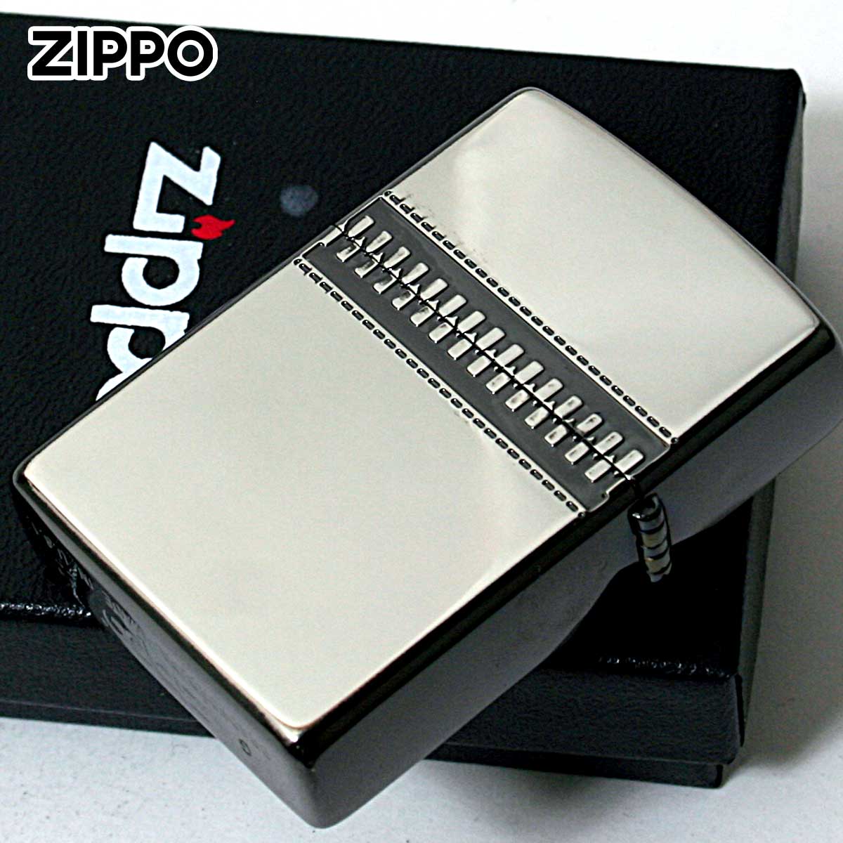 ZIPPO（ジッポー） ジッポライター ジッパー メタル 両面加工 ZIPPER 