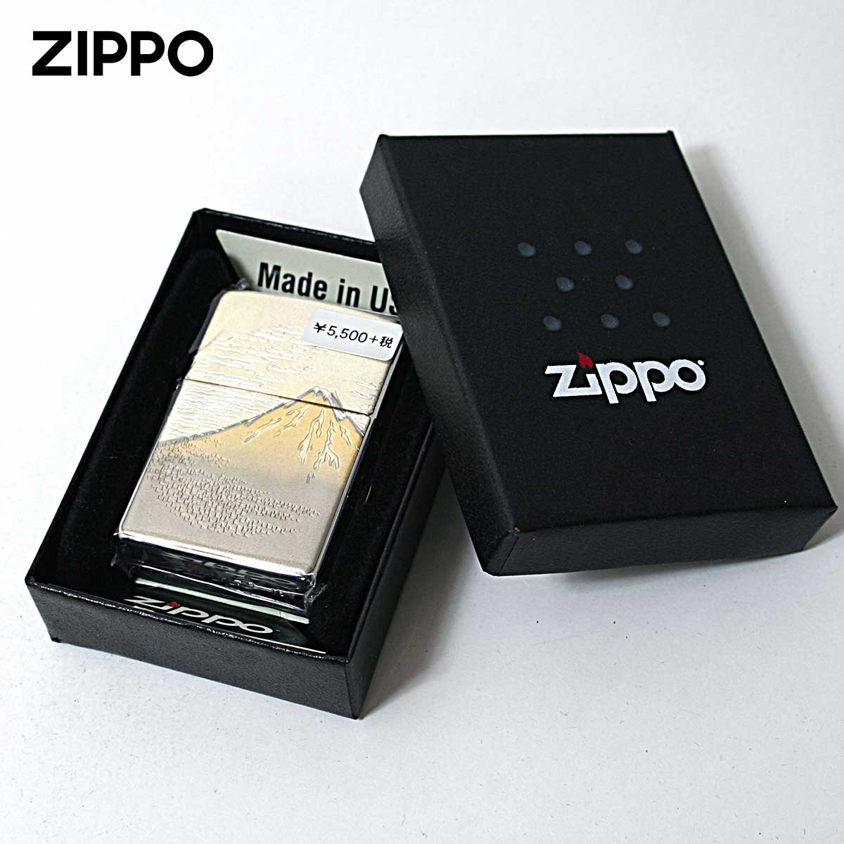 ZIPPO（ジッポー） ジッポライター 電鋳板 プレート貼り 和柄 伝統工芸