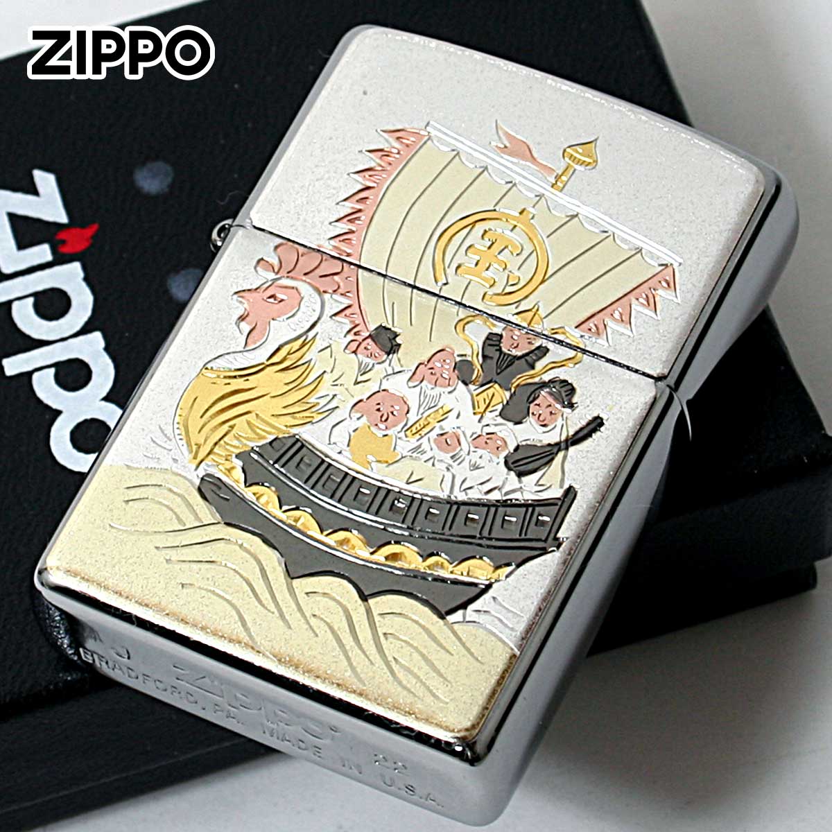 ZIPPO（ジッポー） ジッポライター 電鋳板 プレート貼り 和柄 伝統工芸 