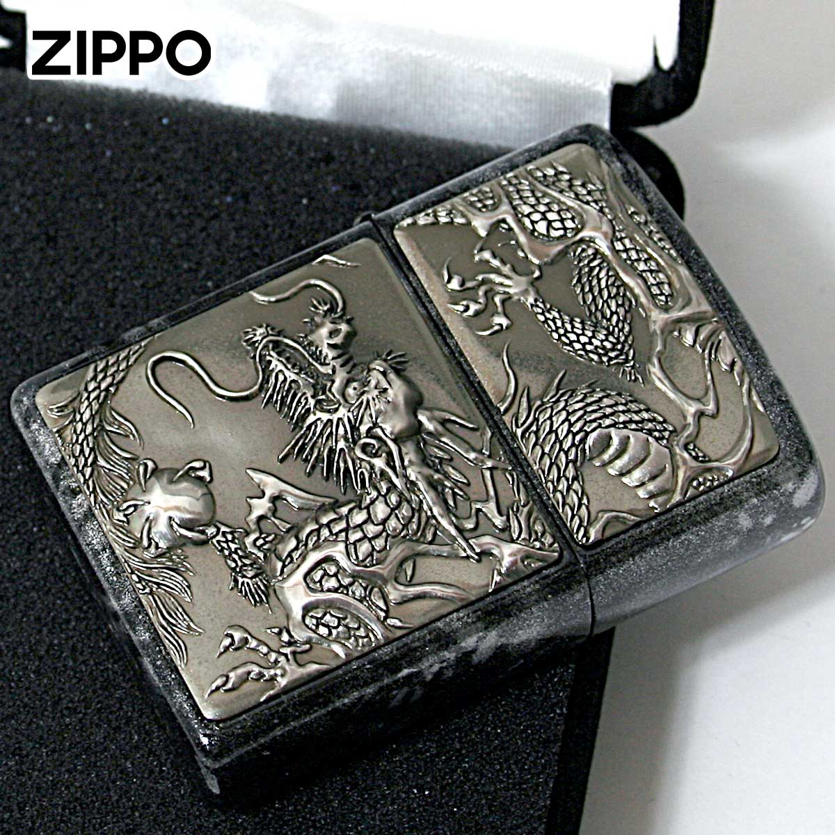 ZIPPO Zippo ジッポライター 龍 ドラゴン 鼈甲塗り 伝統工芸