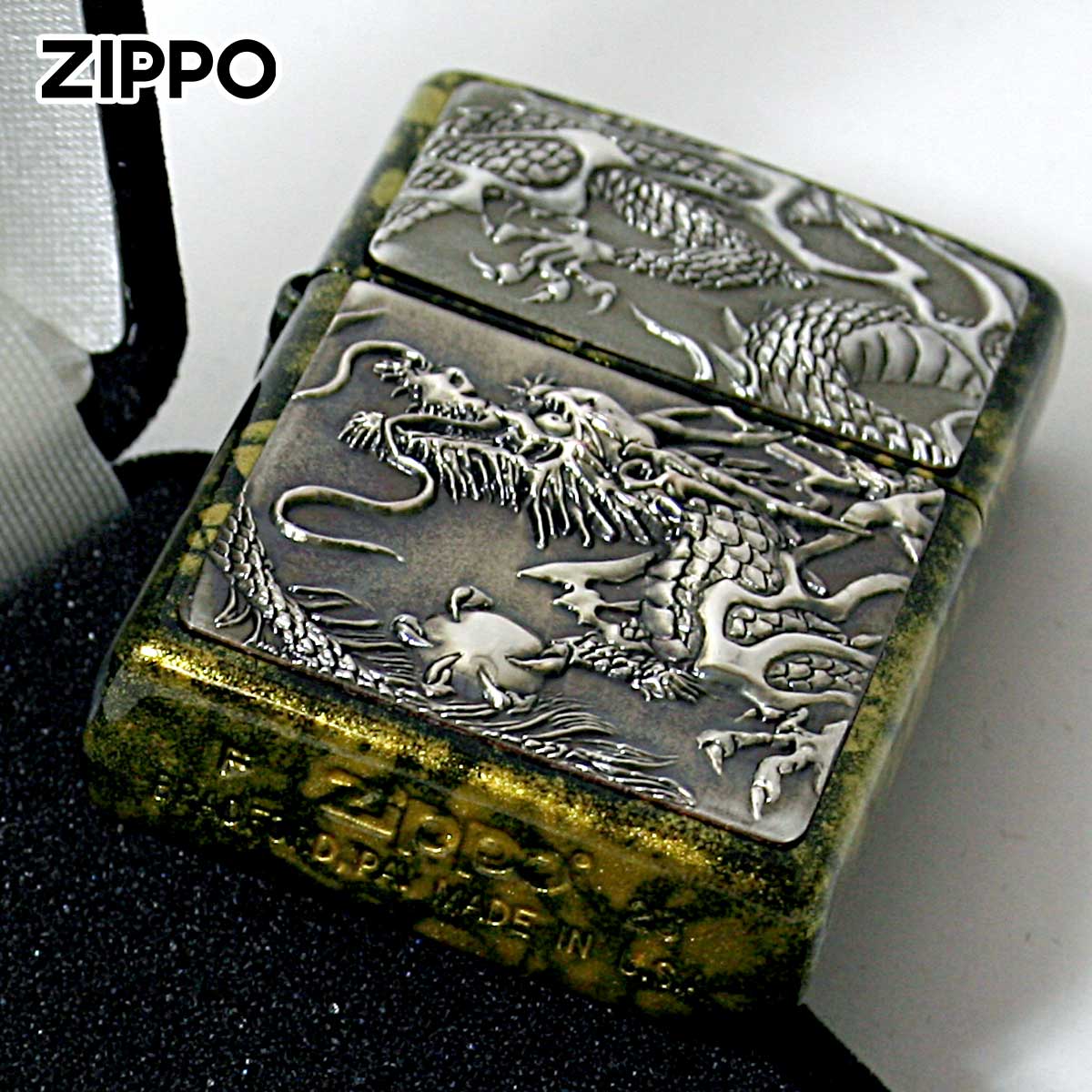 ZIPPO（ジッポー） ジッポライター 龍 ドラゴン 鼈甲塗り 伝統工芸