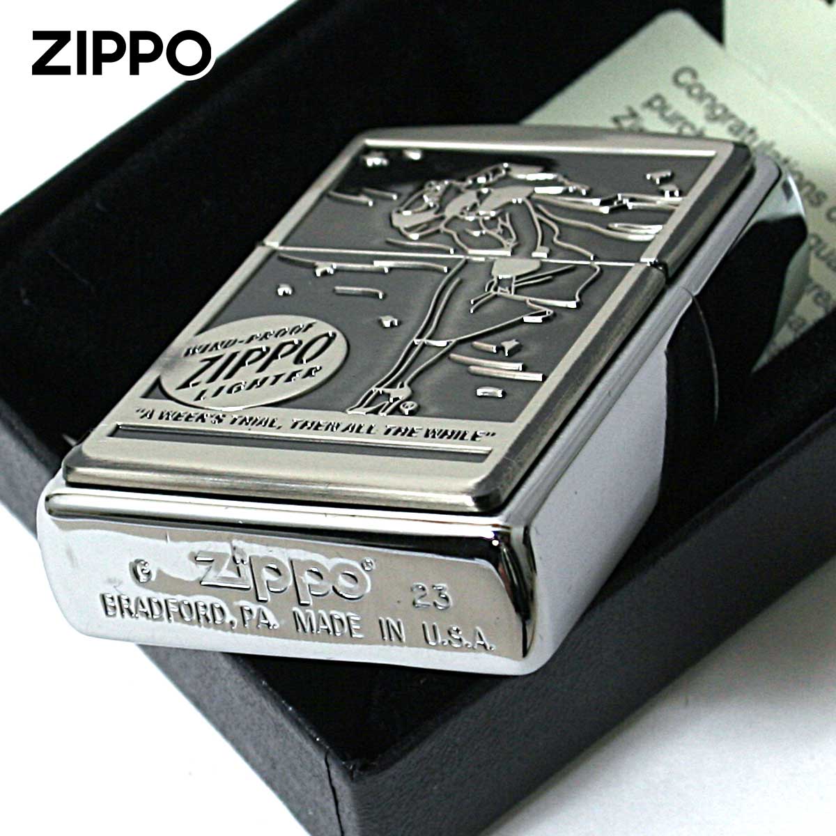 ZIPPO　ジッポー　メタル製　灰皿　未使用　　　ジッポー　エンブレム型　希少品 1500個限定 New島唄 ZIPPO 河豚 ライター 河豚灰皿セット ジッポ