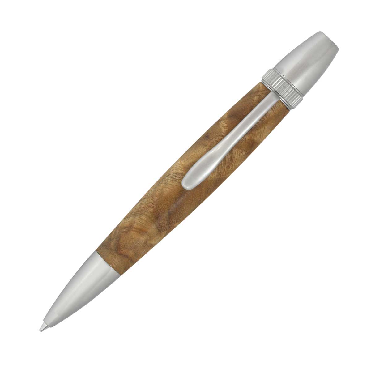 ブランド登録なし - F-STYLE Wood Pen お手て御手伝いさん 銘木ボールペン 楠 くすのき SP15306 YMEX ボールペン-文具、ステーショナリー