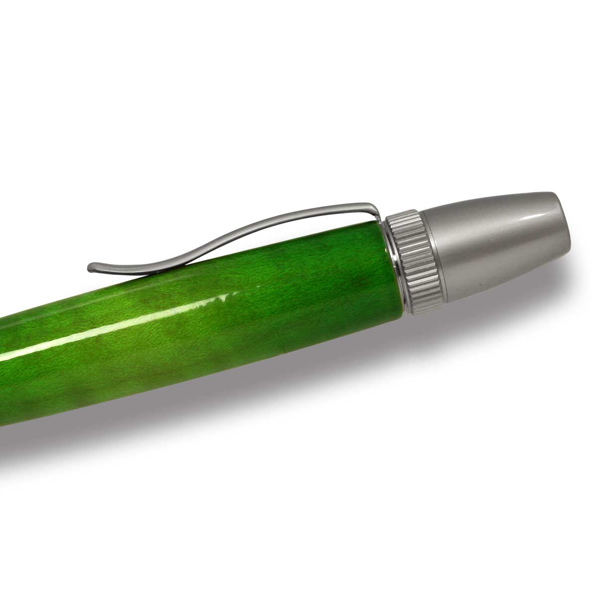 F-STYLE Air Brush Wood Pen エアーブラシ ウッドペン ギター塗装 GREEN グリーンカーリーメイプル かえで 楓 ボールペン TGT1611 YMEX_3