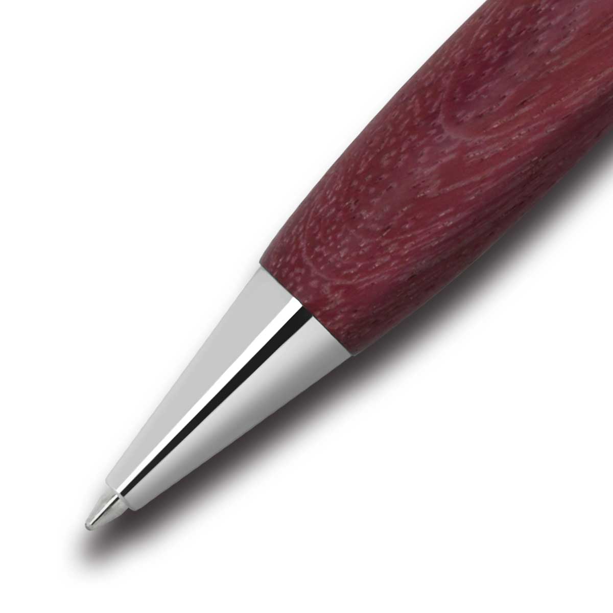 F-STYLE Wood Knock Pen パープルハート ボールペン TWB2410-4 YMEX_1