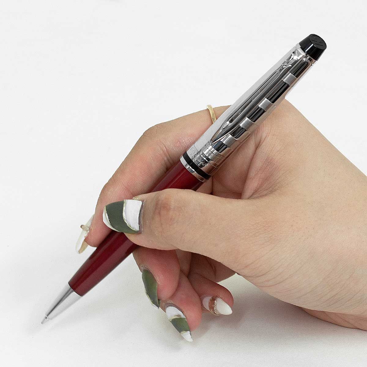 ウォーターマン（WATERMAN） エキスパート デラックス EXPERT Deluxe ダークレッドCT ボールペン 2093770 YMEXの画像