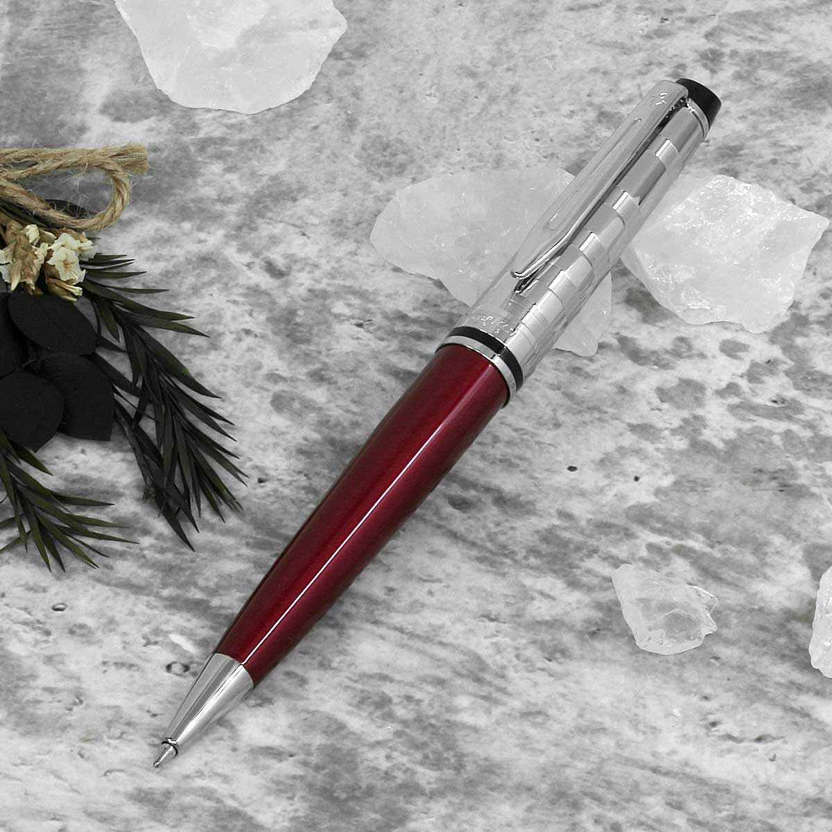 ウォーターマン（WATERMAN） エキスパート デラックス EXPERT Deluxe ダークレッドCT ボールペン 2093770 YMEXの画像
