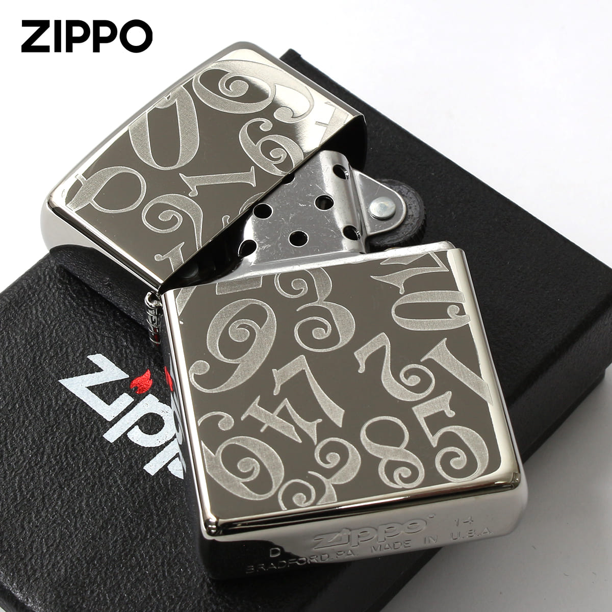 ZIPPO（ジッポー） ジッポライター ダイヤル 数字 ナンバー シルバー