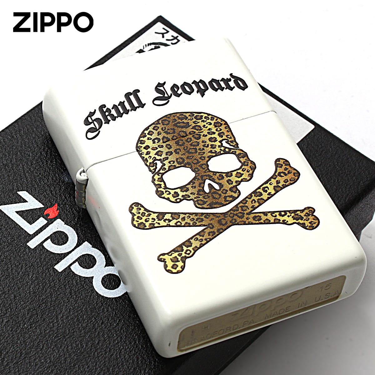 スカル（ZIPPO） Zippo ジッポライター スカル ドクロ 骸骨 レオパード 
