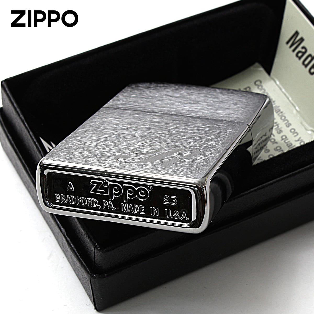 ZIPPO（ジッポー） ジッポライター イニシャル アルファベット 