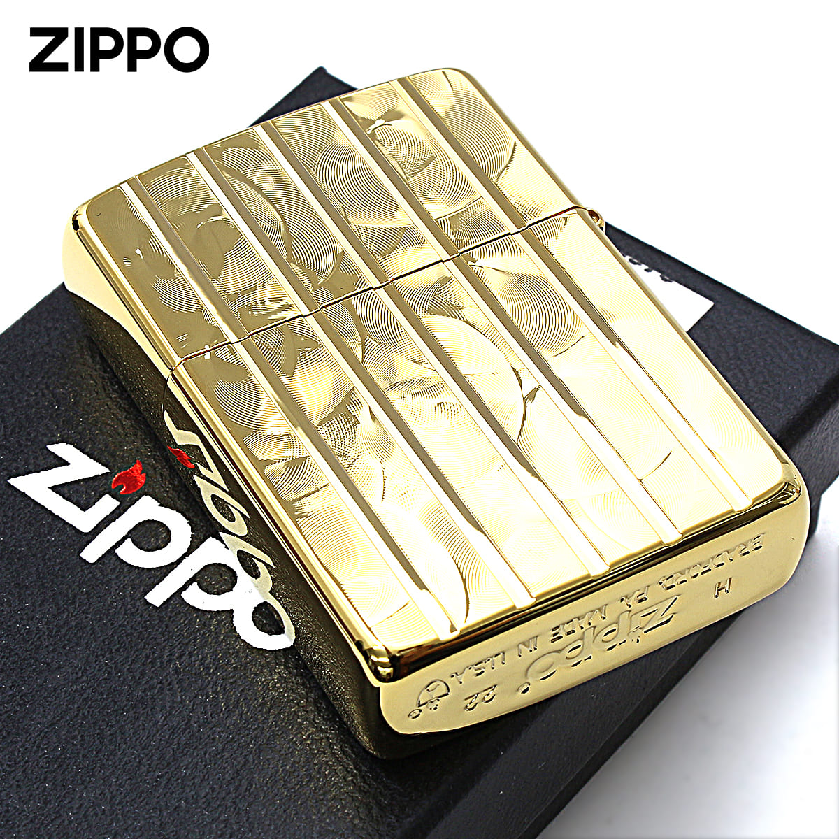 Zippo ジッポライター アーマー ウェーブ...の詳細画像1