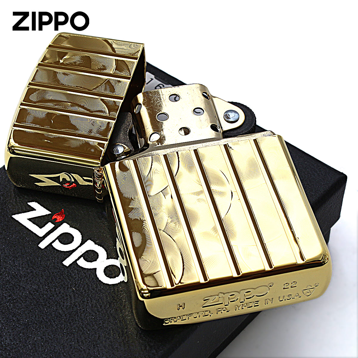 Zippo ジッポライター アーマー ウェーブ...の詳細画像2