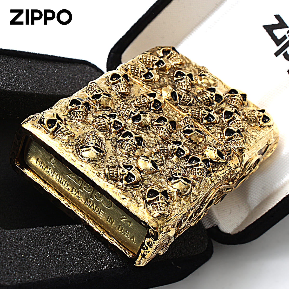 ZIPPO（ジッポー） ジッポライター スカル ドクロ 骸骨 スカル 